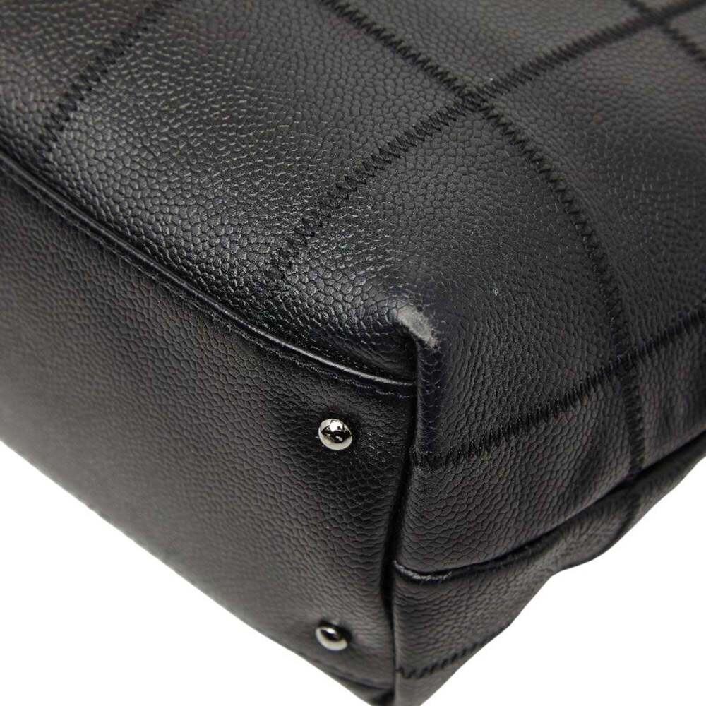 CHANEL Black Caviar Leather Tote Bag - Picture 6 of 11
